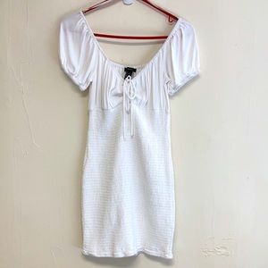 F21 Shirring dress size large